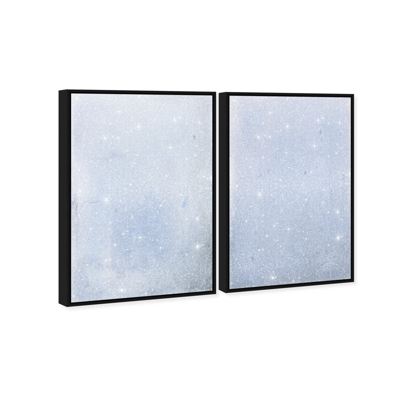 Calm Waters Set by Oliver Gal, 11"H x 16"W, Black Floater Frame