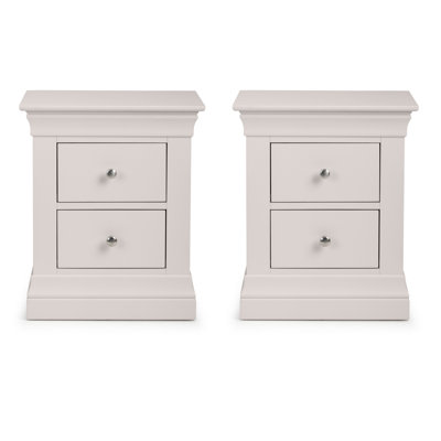 Dial 50cm W Solid Wood Bedside Table