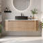 Wall Mounted Single Double Single Vanity Bathroom Vanity With Engineered Marble Top-515437800