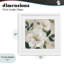 «Serene White Magnolia Study», reproduction d'art sous verre encadrée par Nan-252505523-252505525