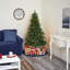 Lighted Artificial Fir Christmas Tree-1008657455