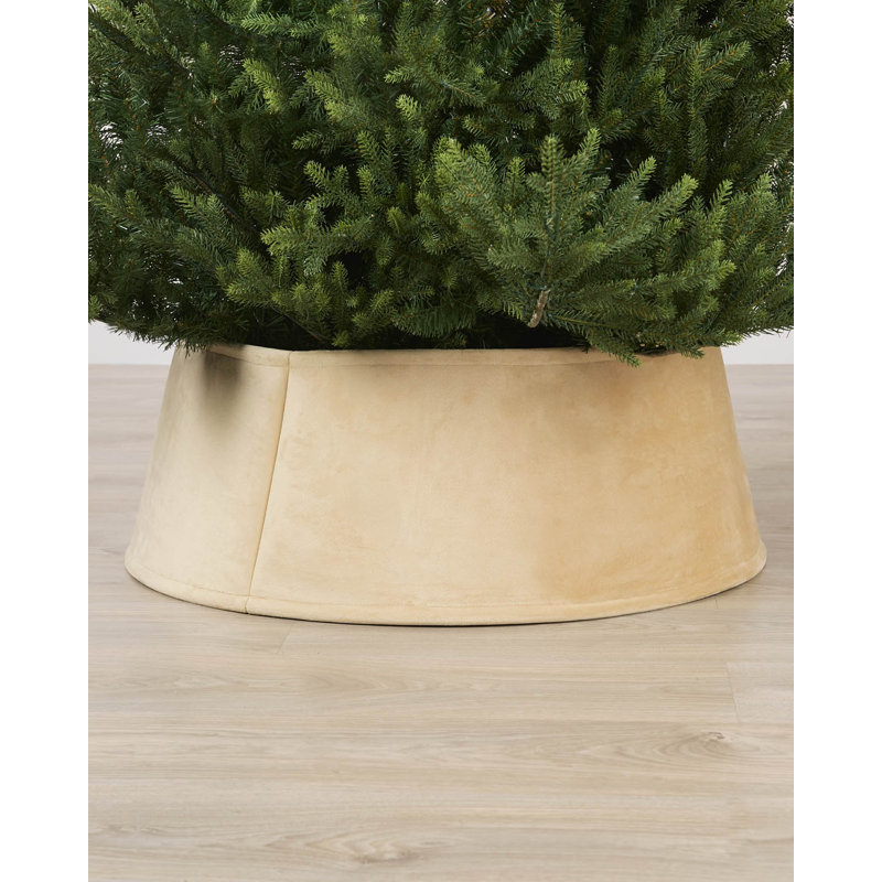 Latte Velvet Tree Skirt, 70cm