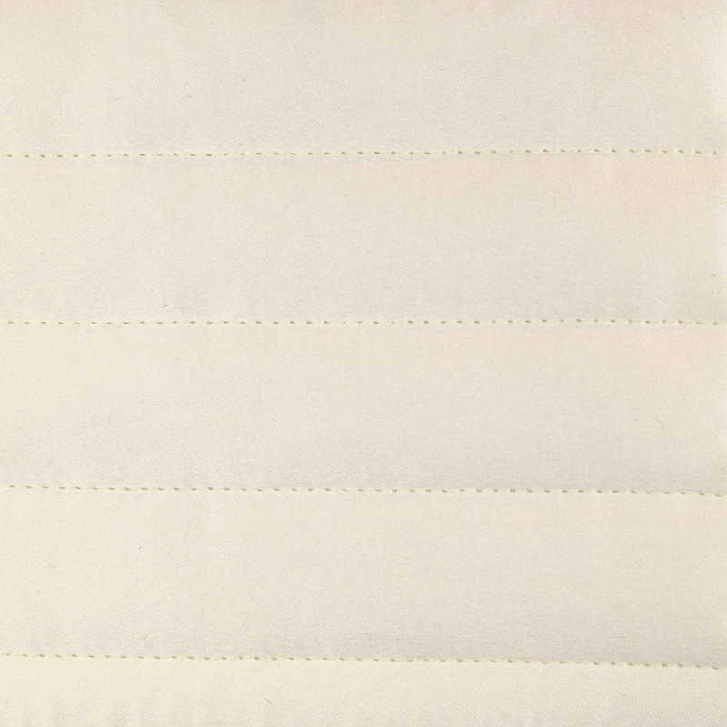 Charmeuse Channel Quilt Coverlet, King Coverlet, Ivory