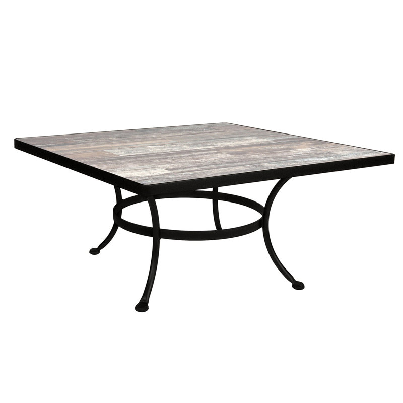 Outdoor Square Coffee Table, Venice Beach, Carbon Black