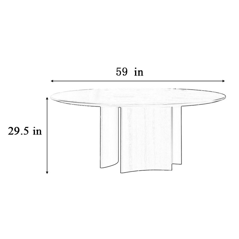 Erickah, 29.5"H x 59"L x 59"W