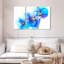 Avery Abstract Blue Flower-107938117
