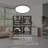 Edge - Round - 16'' LED Flush Mount - Black-1379492371-1379492373