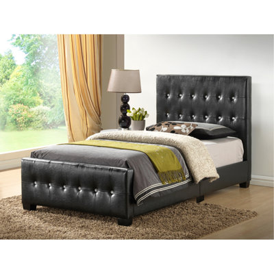 Lit double tapissier transitionnel