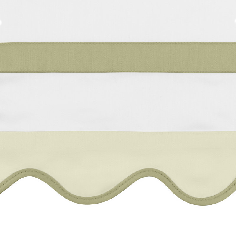 Portofino 100% Cotton Sham, Ivory/Oyster/Candlelight, King