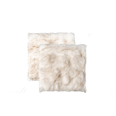 Coussins de siège imitation peau de mouton 16 po x 16 po Laredo