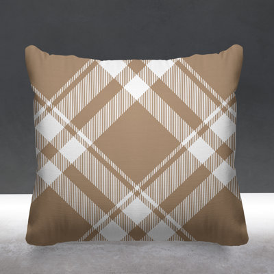 Oscar Abstract Outdoor Reversible Throw Pillow
