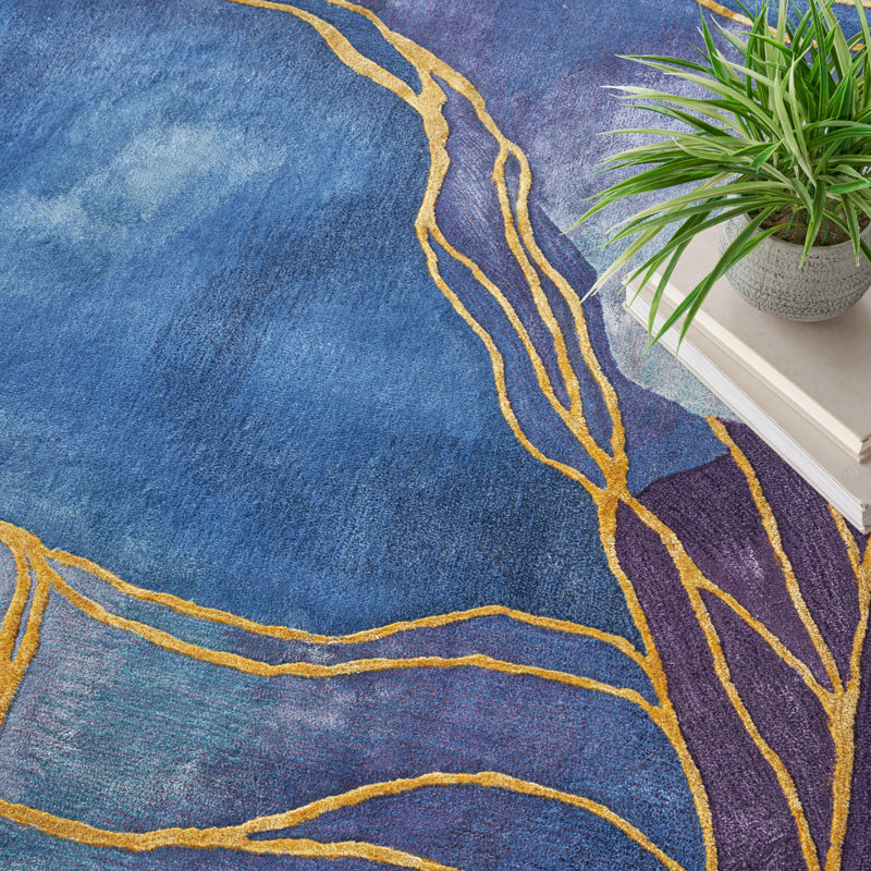 Viscose Indoor Rug, Rectangle 8'6" x 11'6"