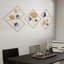 Plantes et fleurs, décoration murale sur métal