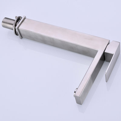 Stainless Steel Bathroom Faucet - Corrosion , Temperature Adjustable Handle Single Handle, Waste Reducing Flow