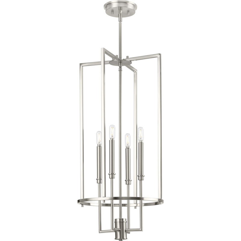 4 - Light Dimmable Square / Rectangle Chandelier