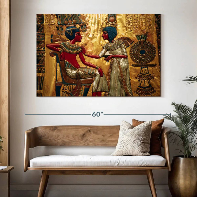 Illustration de Leisha Toutankhamon, H 34 po x l 51 po