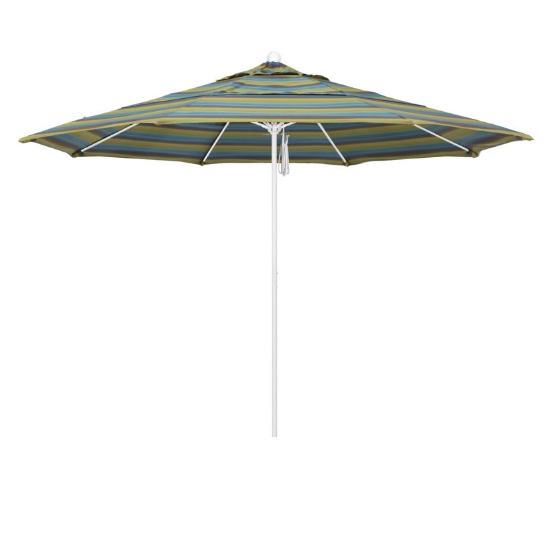 Parasol de marché 11 pi Silva, Sunbrella® lagon Astoria, Bronze
