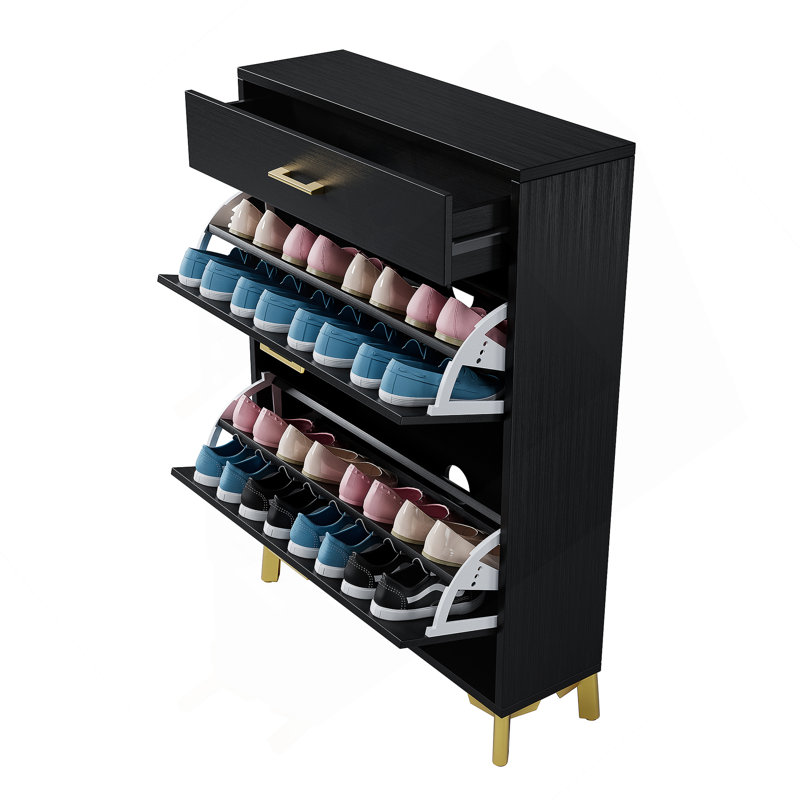 Shoe Cabinet, Black