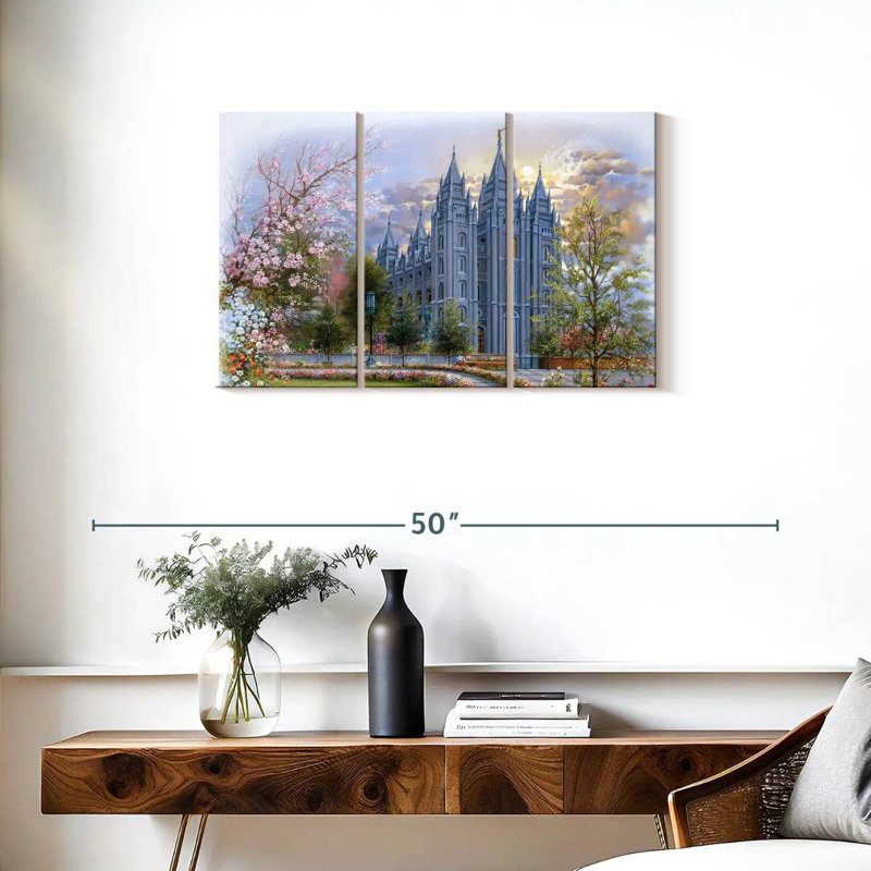 Rorry Temple Garden, 20" H x 33" W