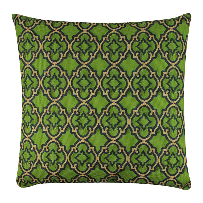 Coussin lavable de qualité supérieure, 17,0 x 17,0 pouces, 50% coton / 50% polyester, rembourrage en silicone, fermeture à glissière dissimulée | Doux, confortable et repassable | Parfait pour la décoration intérieure, le salon et la chambre à cou
