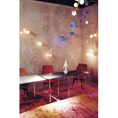 Lustre suspendu en laiton 12 lumières