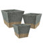 Paniers gigognes Seagrass (ensemble de 3)