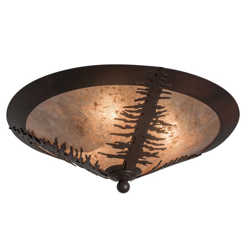Spruce Tree 3 - Light Semi Flush Mount