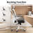 Ergonomic Office Chair, Home Office Desk Chair With Headrest, High Back Computer Chair With Armrests And Adjustable Lumbar Support For Home Office Study Room-1367981865