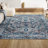 Lawrence Hill Modern Persian Vintage Medallion Light Gray/Blue Rug-2011924160
