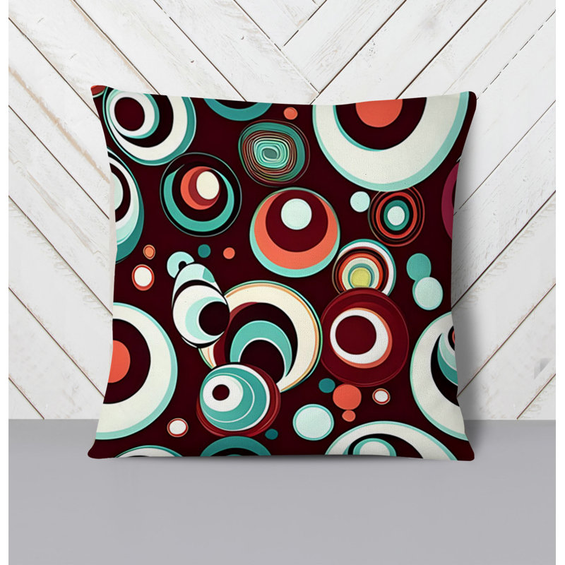 Throw Pillow, 16"H x 16"W, Pillow Cover Only - No Insert