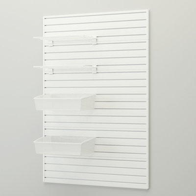 Flow Wall Shelf And Jumbo Hard Bin Starter