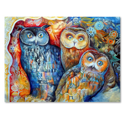 " Owls " by Oxana Ziaka