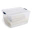 Bacs de rangement transparents avec couvercles Rubbermaid