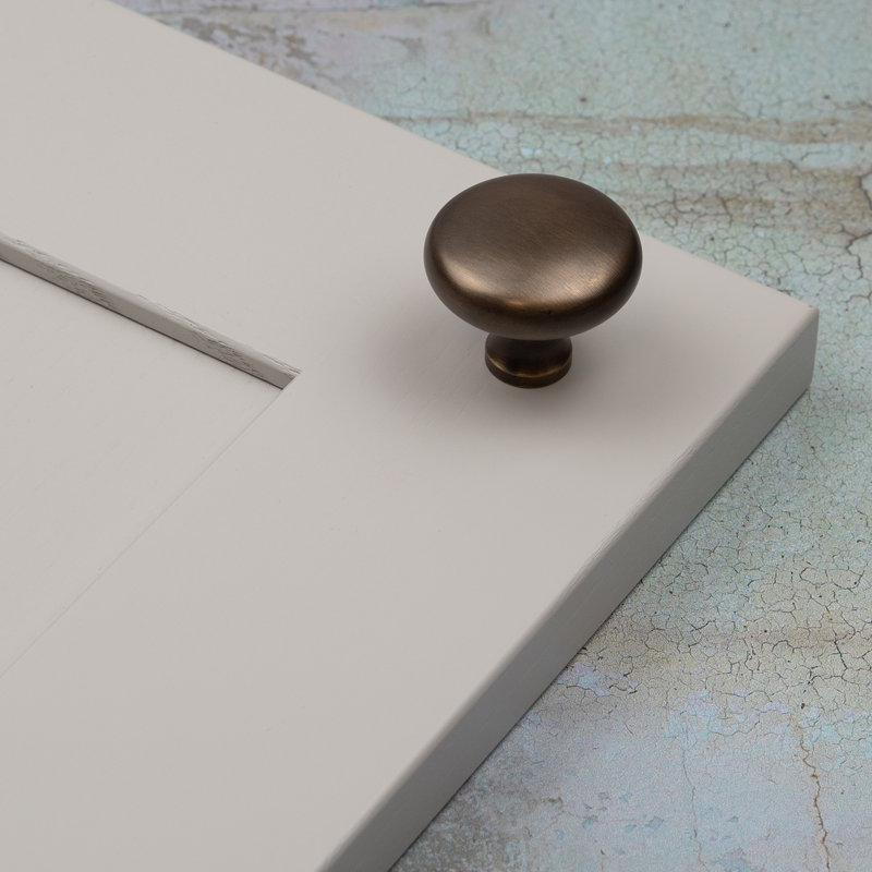 32mm Antique Brass Knob, 38mm Knob