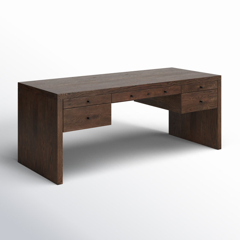 Torrington Executive Desk, Umber Oak