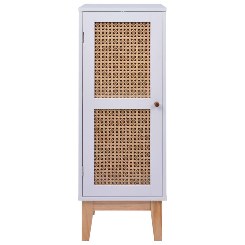 Urlingford 35cm Sideboard, White/Light Brown