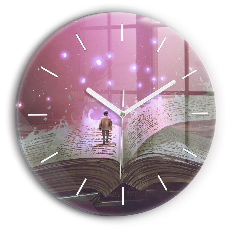 Glass Wall Clock