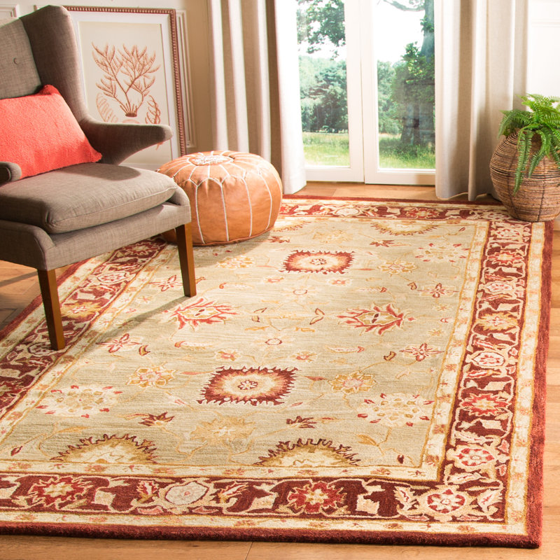 Tingley Hand Tufted Wool Oriental Rug, Rectangle 6' x 9'