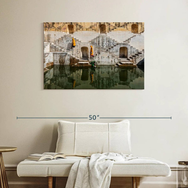 Lilie Jaipur Stepwell, 26" H x 39" W