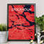 Stockholm City Map - No Frame Print-96667987