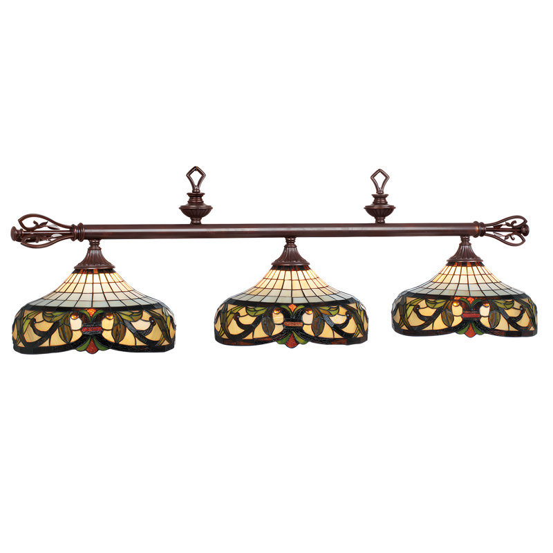 Luminaire suspendu pour table de billard 3 lumières Bowdon
