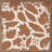 " Leaf Pattern White And Orange "-1737615280