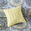 Courtepointe réversible bleue / double - Motif floral 3 coussins décoratifs 100% microfibre Laver à la machine avec un jet large médaillons lavables-120945434-120945435