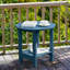 Table de bout ronde 18 po Adirondack pour terrasse en plastique / résine-114597160
