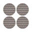 Infinity Knot Original Vegan Leather Round Coasters