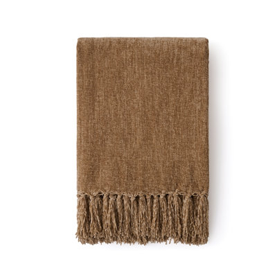 Jeté en chenille douce