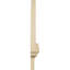 Half Round Signature Urethane Pediment, Primed Tan-102752340-113221387-113057100