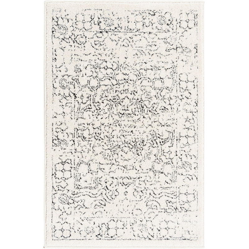 Tapis traditionnel Mekalah beige oriental, Rectangle 2 pi x 3 pi