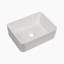 Lavabo de salle de bain vasque rectangulaire en céramique blanche 12 po Hewei