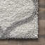 Tapis ivoire / gris à poils longs Armiead Cozy Trellis-869828323